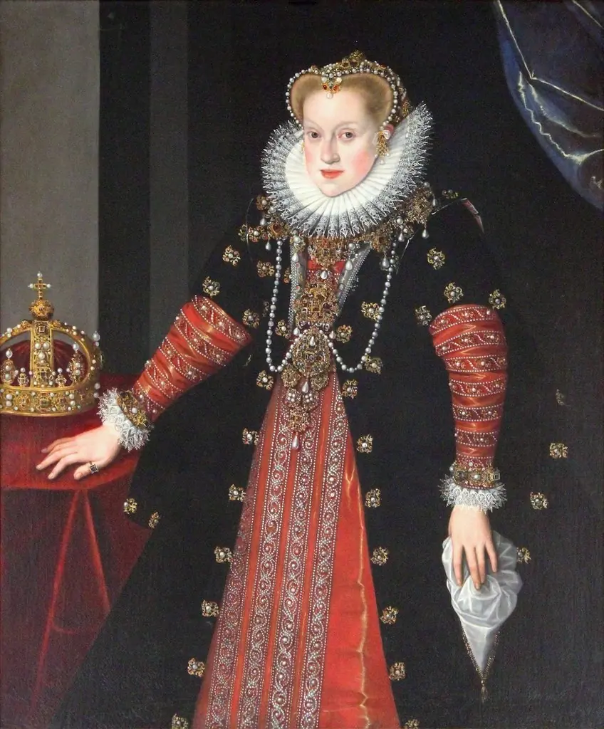 Portrait of Anne of Austria, Queen of Poland (1573-1598)