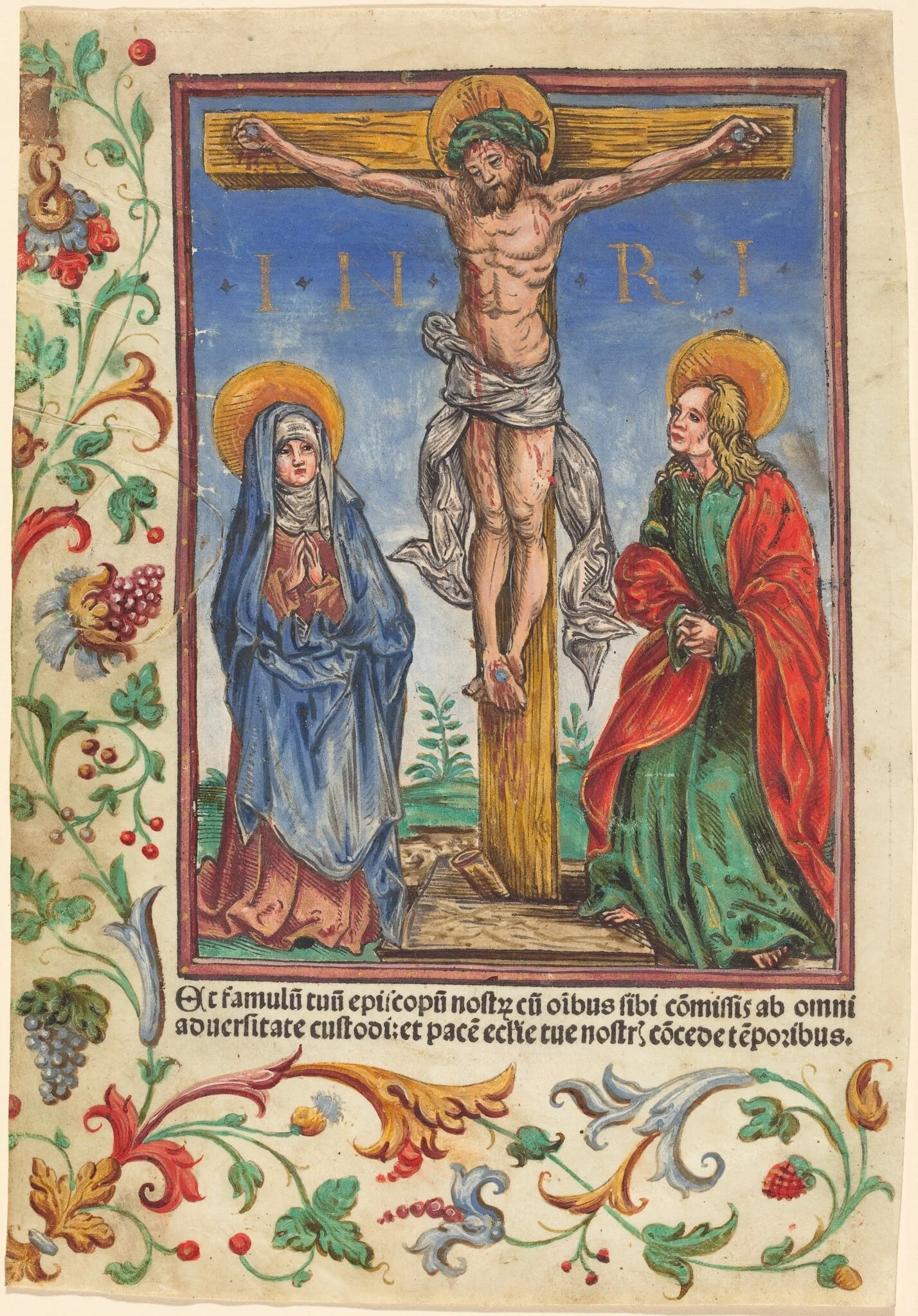 Christ on the Cross, by Hans Burgkmair the Elder, ink, 1501