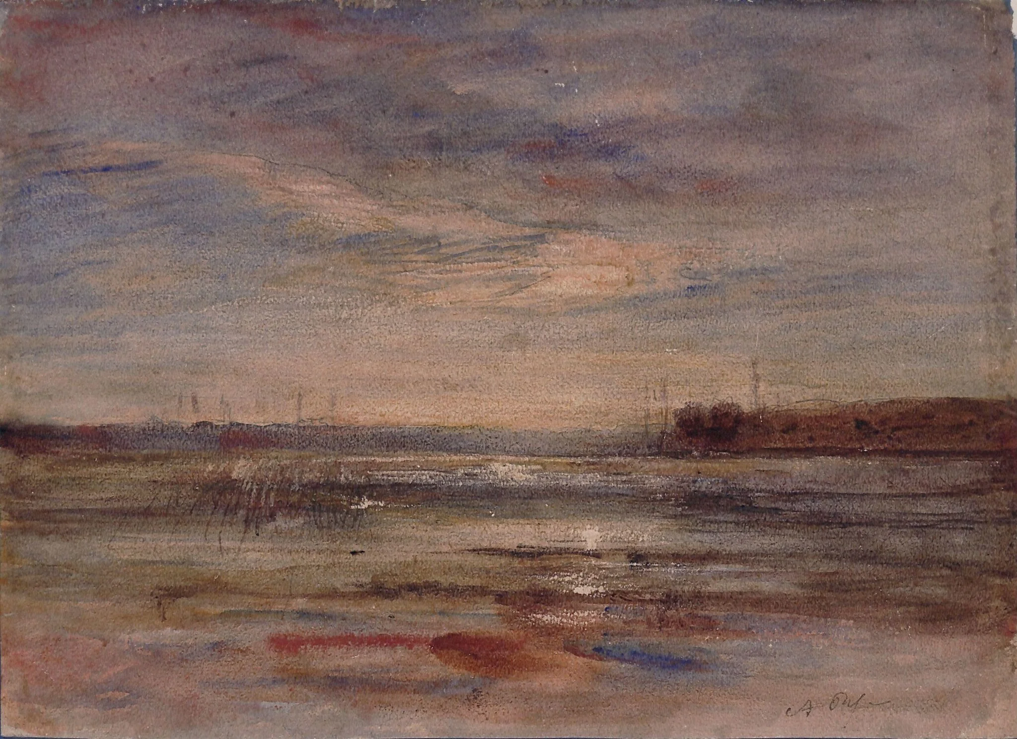 Sunset on the water
