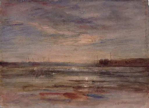 Sunset on the water