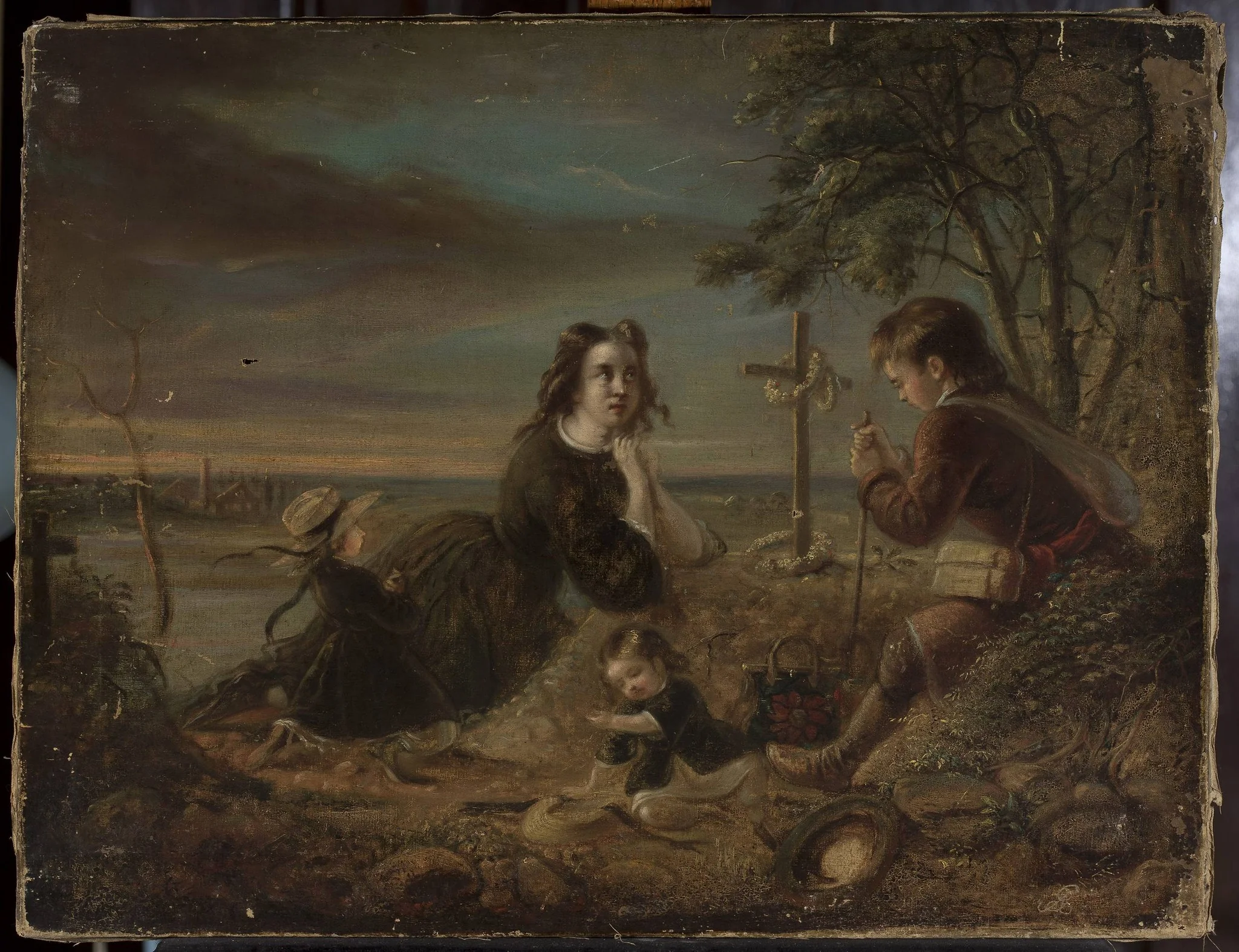 Prayer at the grave