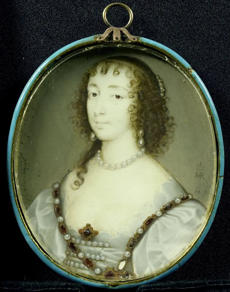 Portrait of Henriëtte Maria of France (1609-1669), wife of Charles I of England