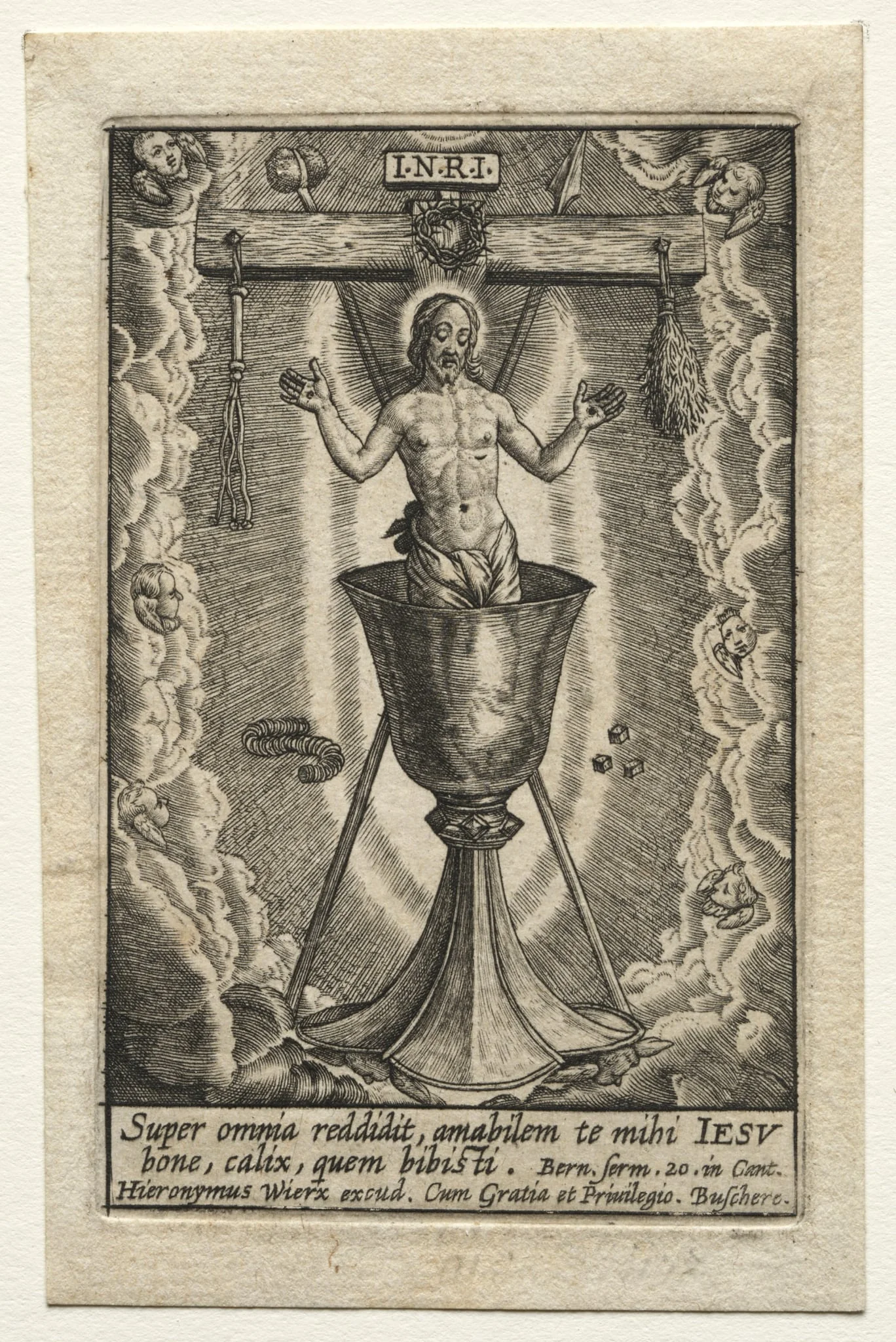The Blood of the Redeemer, by Hieronymus Wierix, 1619