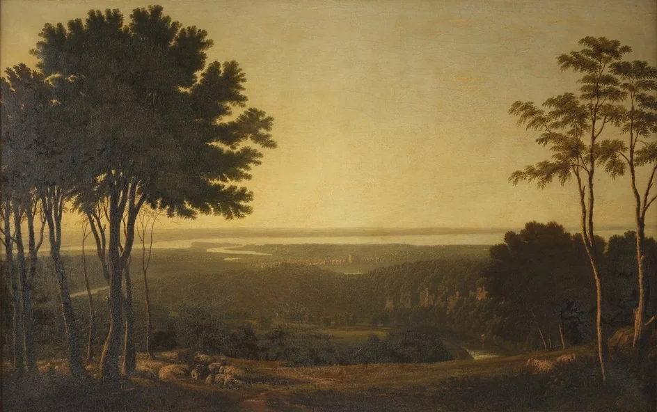 The Wyndcliffe, Chepstow, by William Turner, oil, 1835