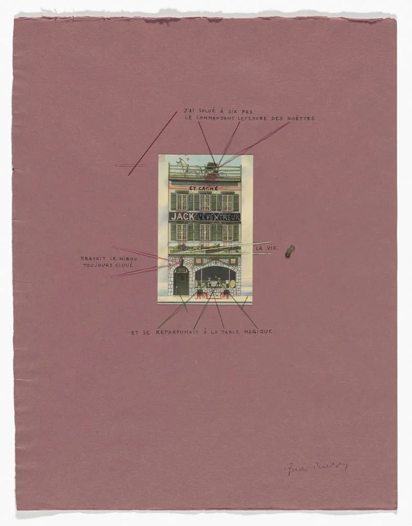 Untitled, by André Breton, watercolor, 1942