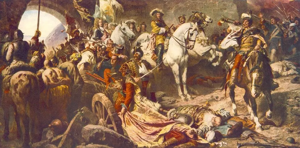 Recapture of the Buda Castle in 1686