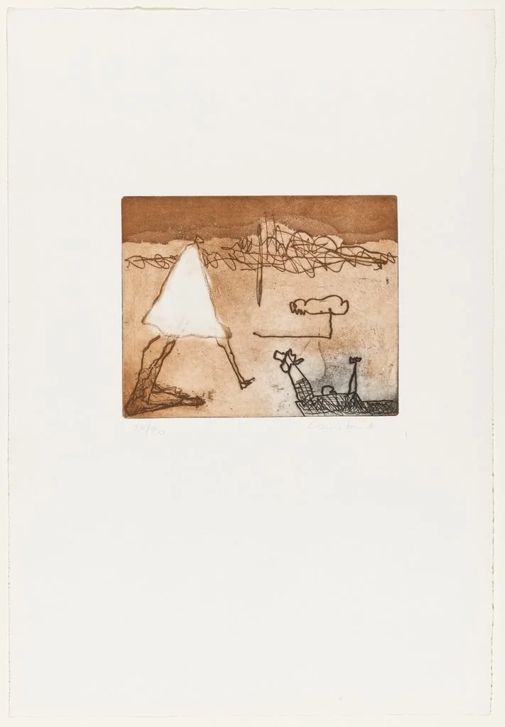 Untitled, by Constant, ink, 1980