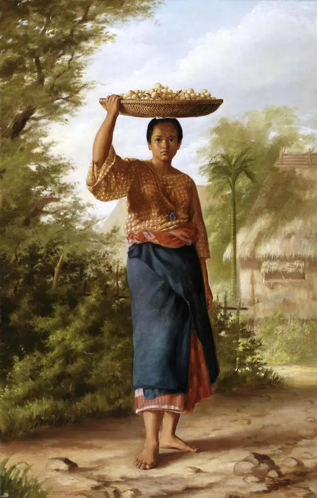 La vendedora de lanzones