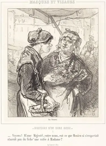 "Voyons! Mme Majeste..."