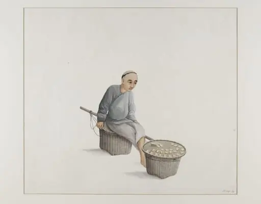 A Seller of Dried Bean Curd