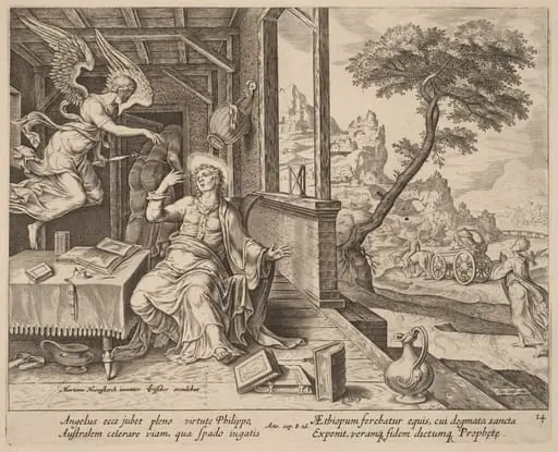 The Angel Orders Saint Philip to Accompany the Ethiopian Eunuch