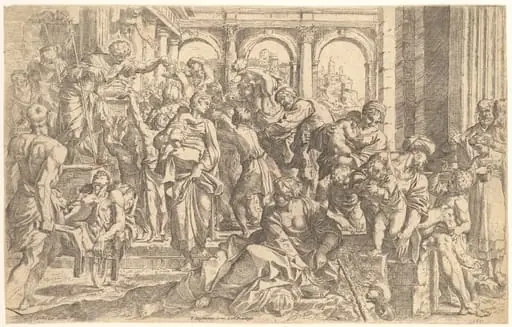 Saint Roch Distributing Alms