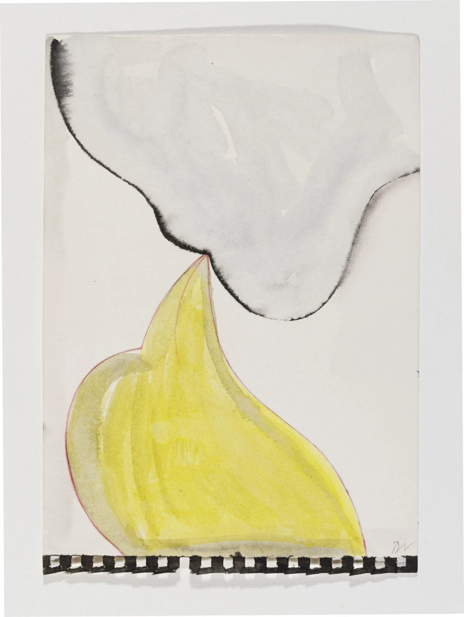Avian 2, by Alison Wilding, watercolor, 2005