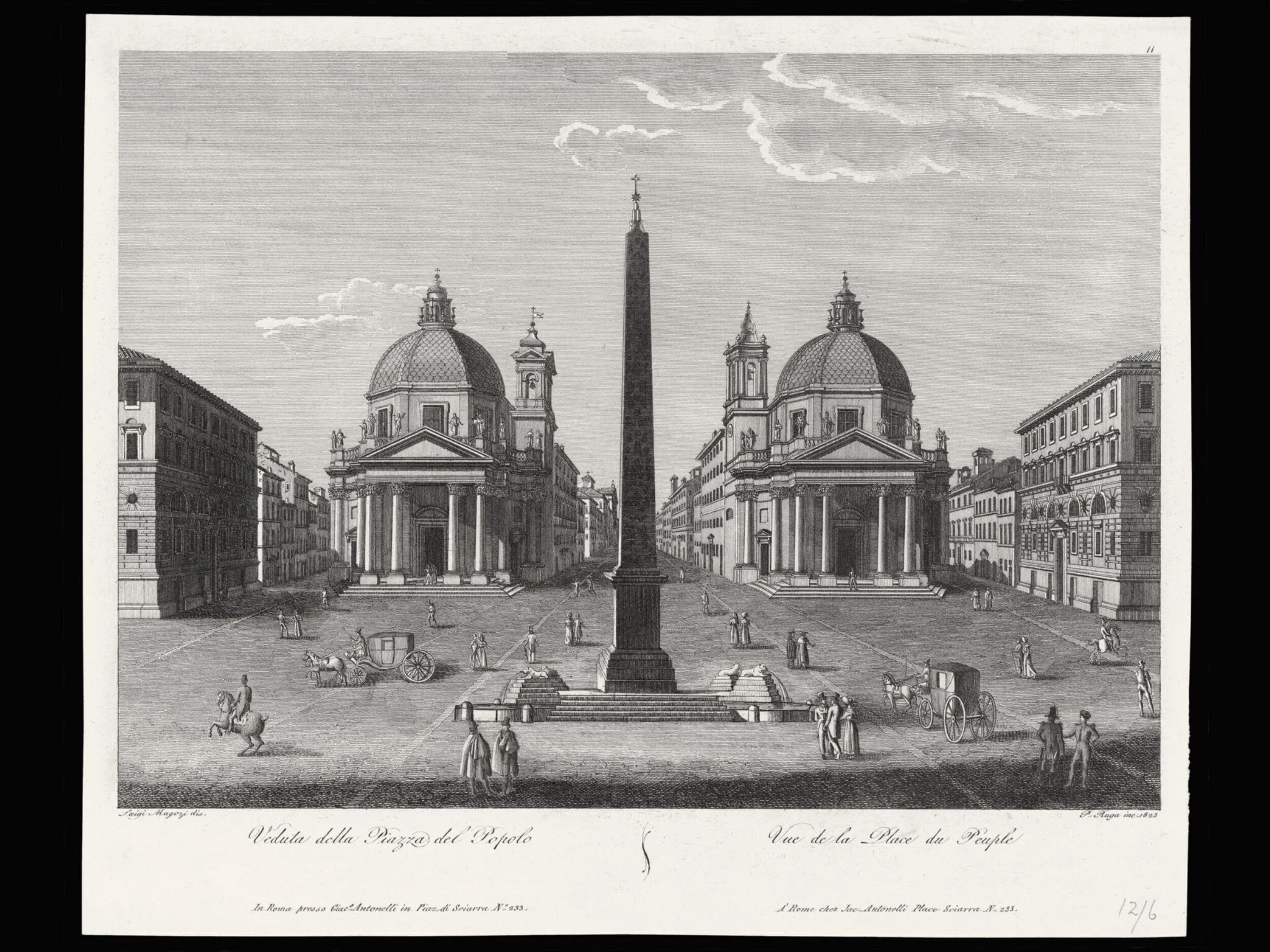 H Beard Print Collection, by Luigi Magozi, 1825