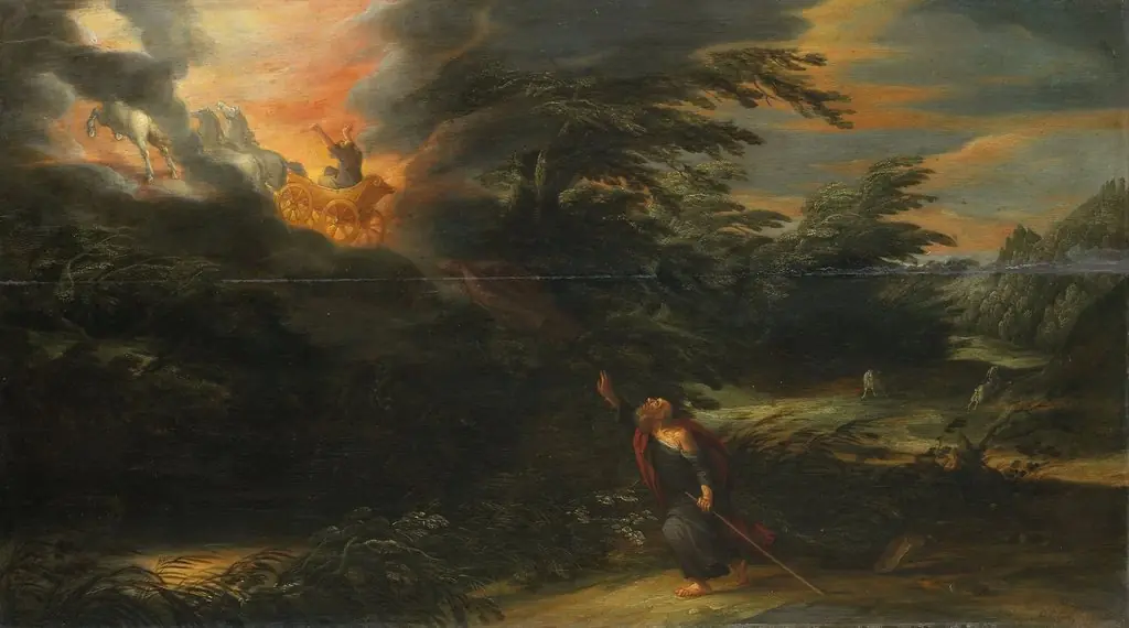 The ascension of Elijah