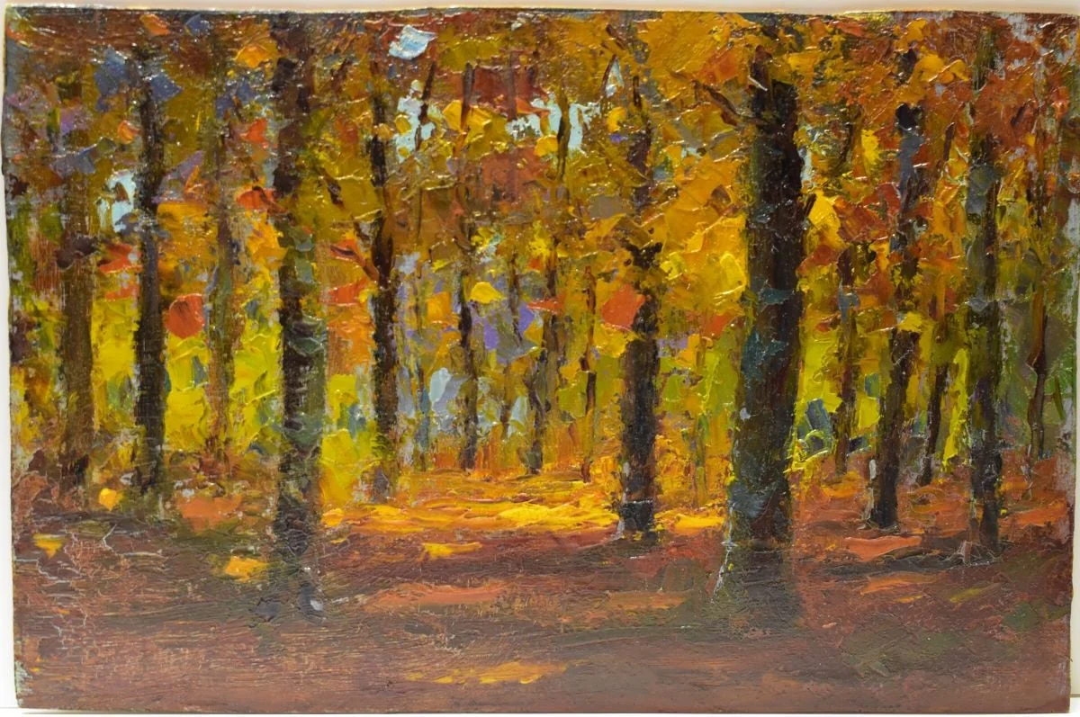 Pădurea toamna, by Aurel Vintilescu
