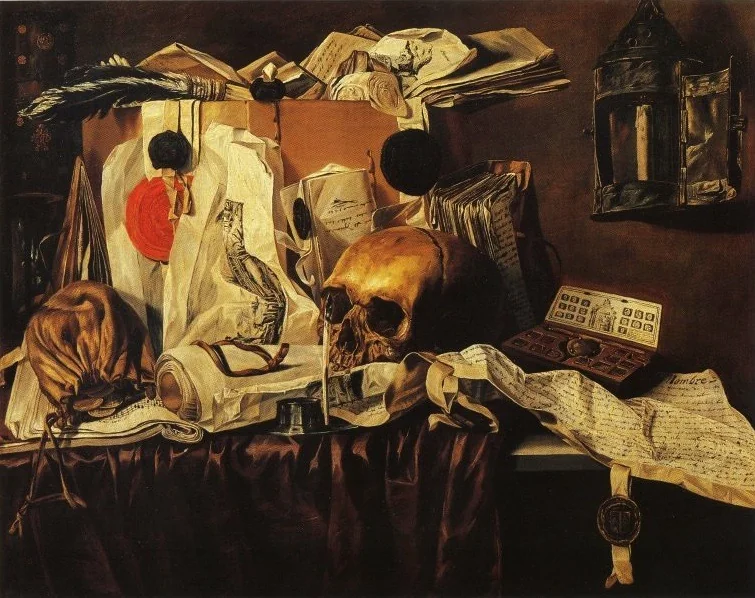 Vanité, by N.L. Peschier, unspecified, 1660