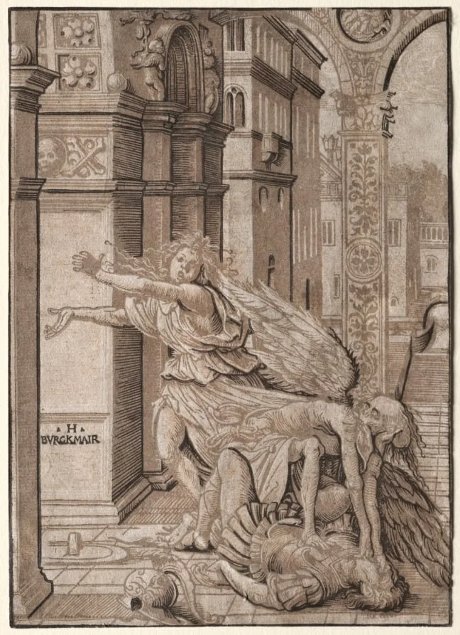 The Lovers Surprised by Death, by Hans Burgkmair the Elder, 1510