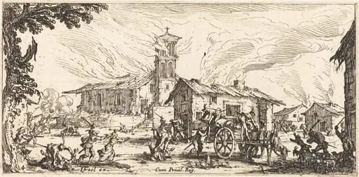 Ravaging and Burning a Village