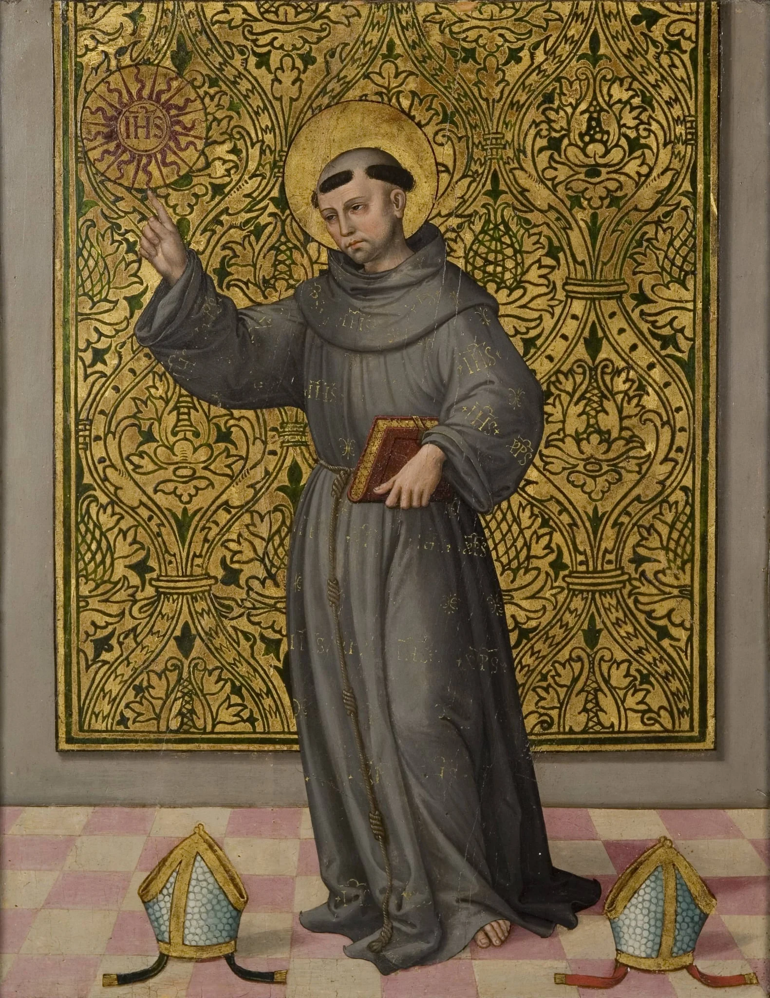 Saint Bernardino of Siena, by Unknown, 1520