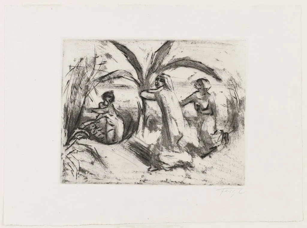 Untitled, by Friedrich Feigl, ink, 1925