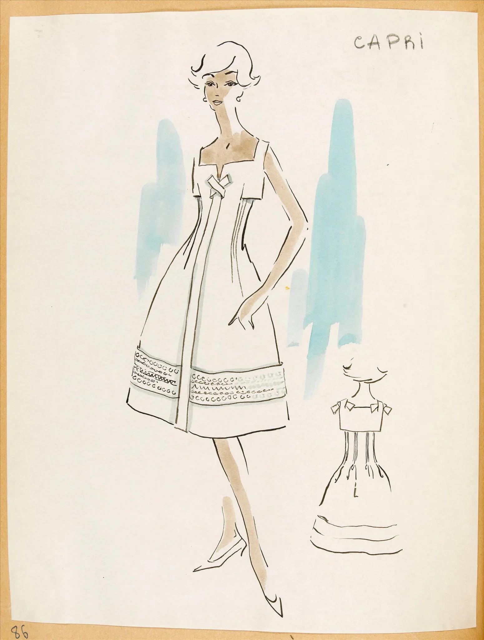 Capri, by Marie-Louise Carven, 1957