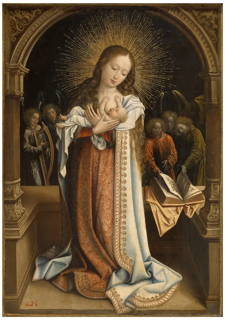 The Virgin Nursing the Child
