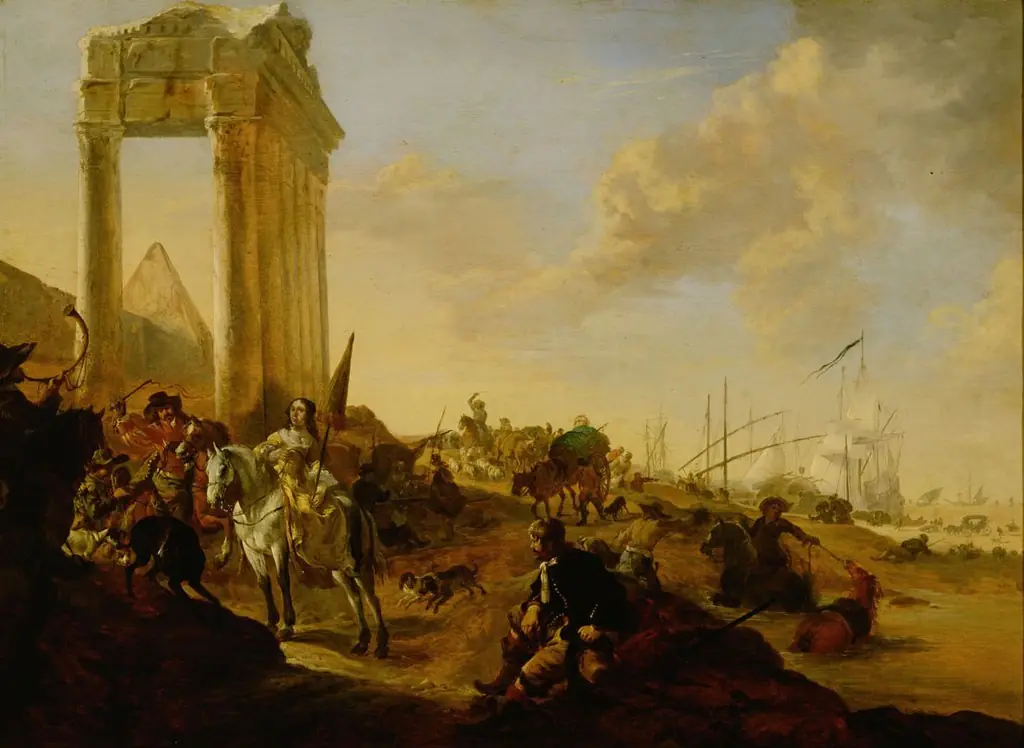 Human activity on a Mediterranean coastal landscape