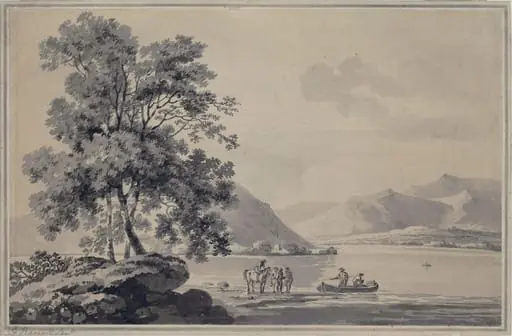 A Lake Scene