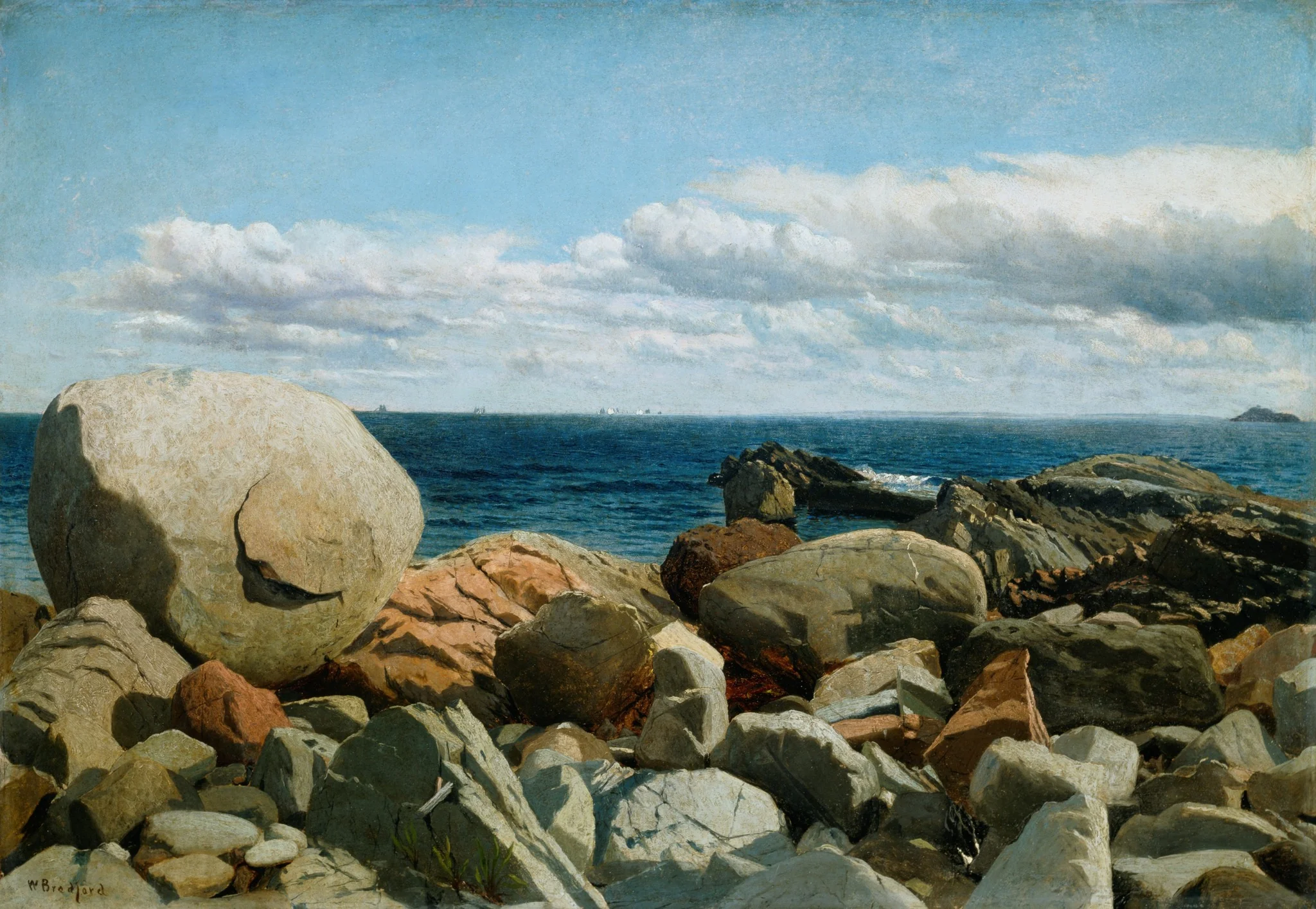 Coastal Rocks, Nahant: A Sketch