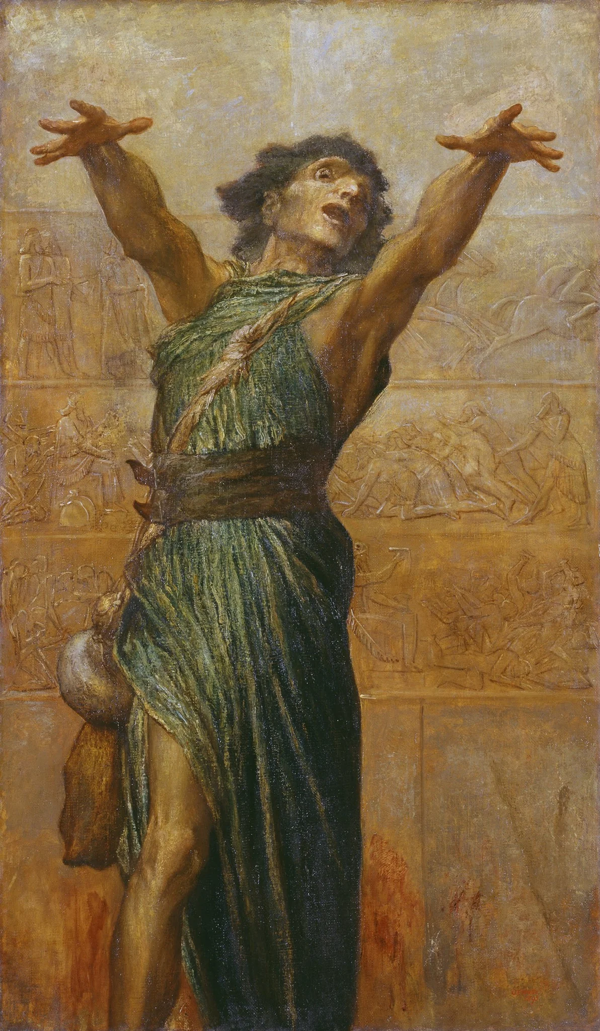 Jonah, by George Frederic Watts, oil, 1898