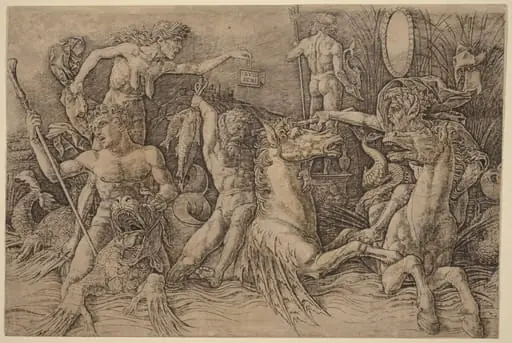 Battle of the Sea Gods [left half]