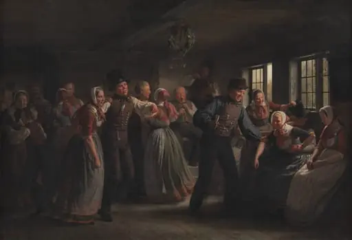 A Country Dance in the Hedebo District, Zealand