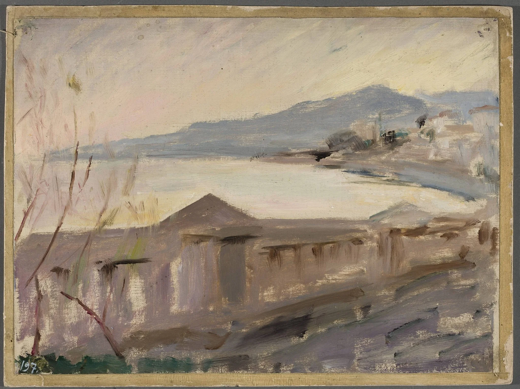 Lower terrace of the Bakhchi-Dere villa. From the journey to Crimea