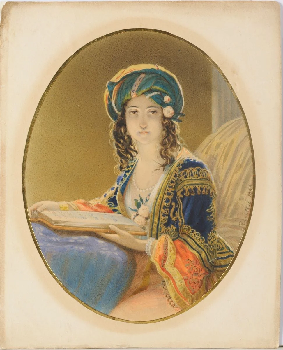 Femeie cu turban, by Constantin Daniel Rosenthal, unspecified, 1848