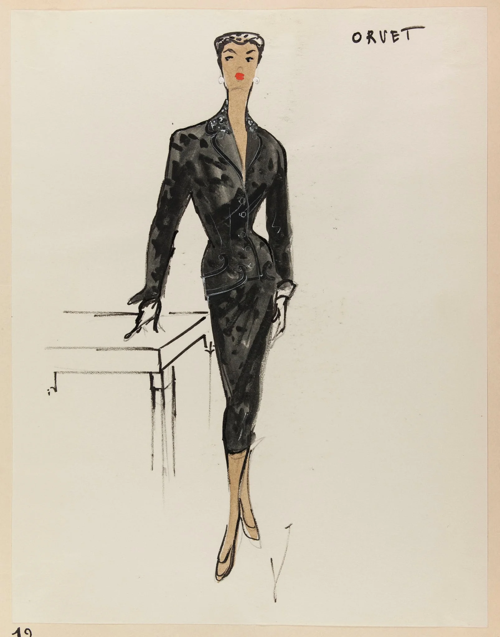 Orvet, by Carven, 1952