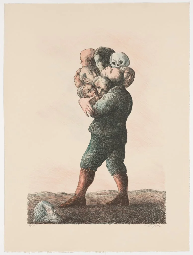 Untitled, by Roland Topor, ink, 1978