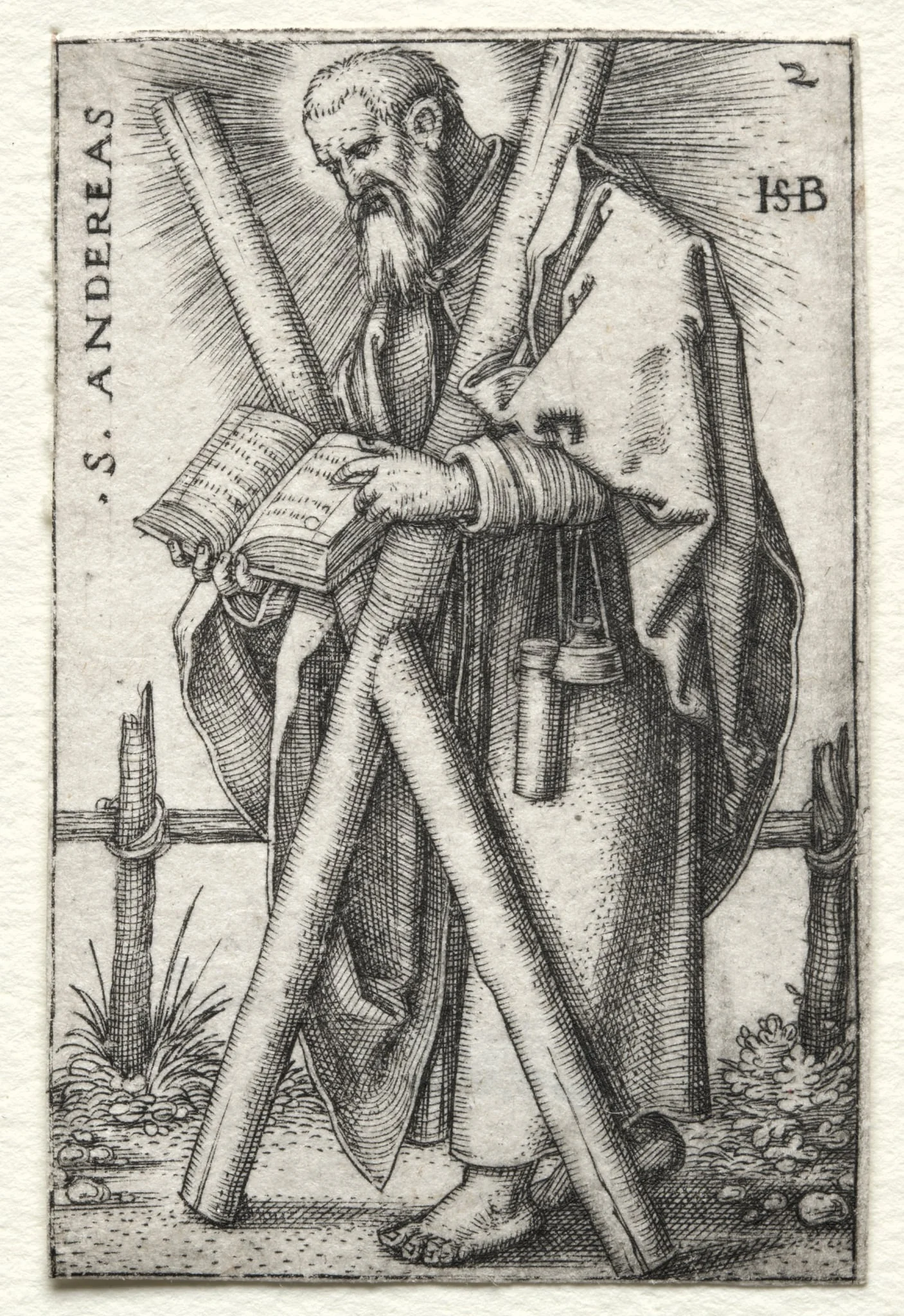 St. Andrew, by Sebald Beham, 1546