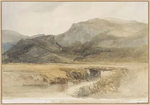 Meadows and Hills near Barmouth, North Wales
