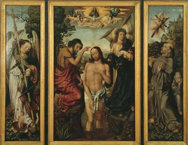 Triptych of the Baptism of Christ