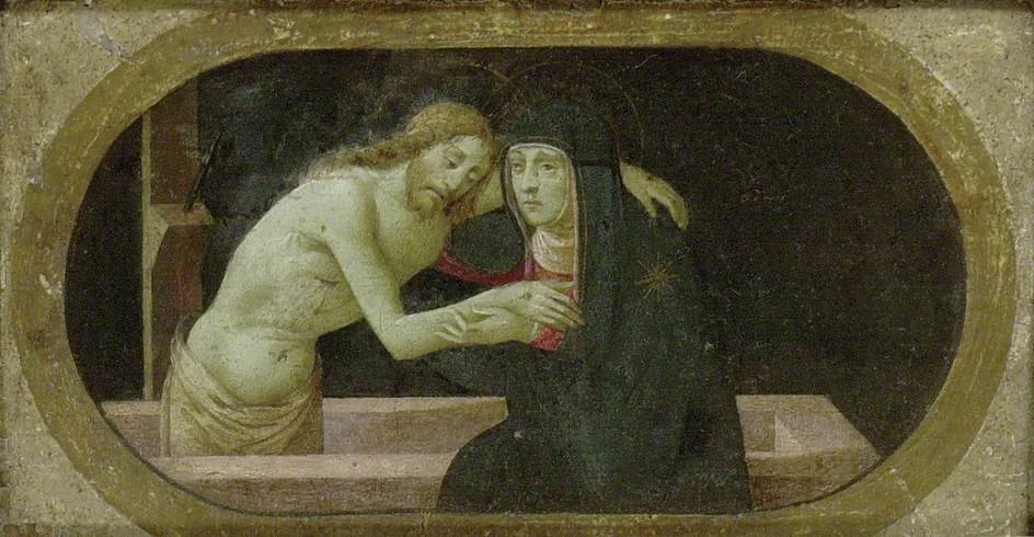 Christ in the Tomb supported by the Virgin, by Francesco Granacci, unspecified, 1516