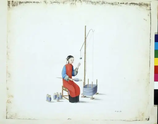 Woman Spooling