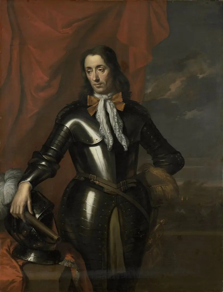 Portrait of Isaac de l'Ostal de Saint-Martin (ca 1629-96), governor of the Dutch East Indies and commander of the garrison at Batavia