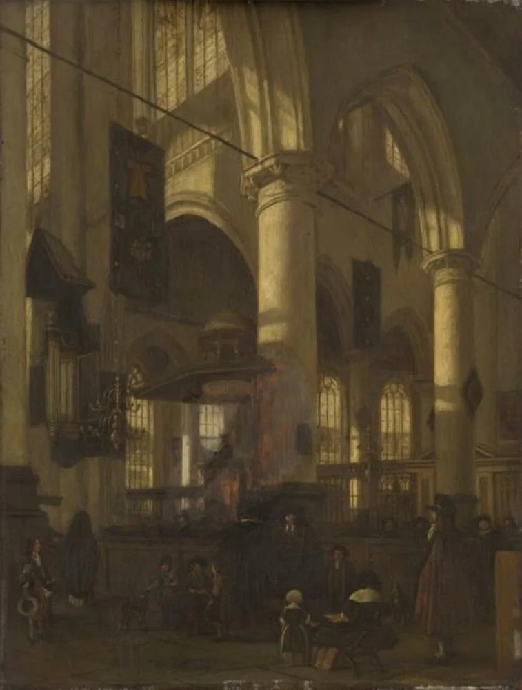 Interior of the Oude Kerk, Delft