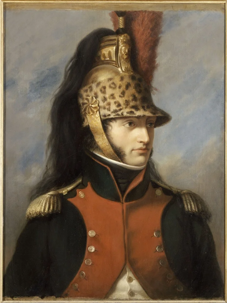 Louis-Bonaparte en uniforme du colonel du 5e régiment de dragons (1778-1846), by Charles Jalabert, oil, 1852