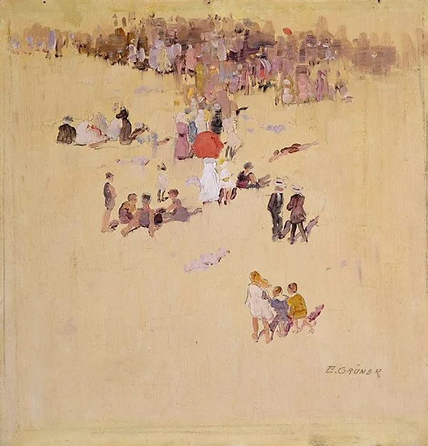 Bondi Beach, by Elioth Gruner, unspecified, 1912