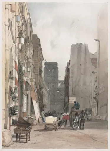Picturesque Architecture in Paris, Ghent, Antwerp, Rouen:  Nôtre Dame, Paris