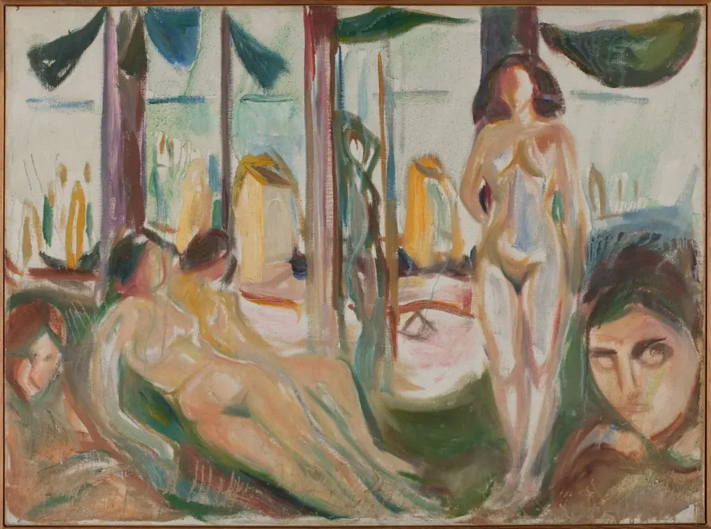 Naked Women by the Sea