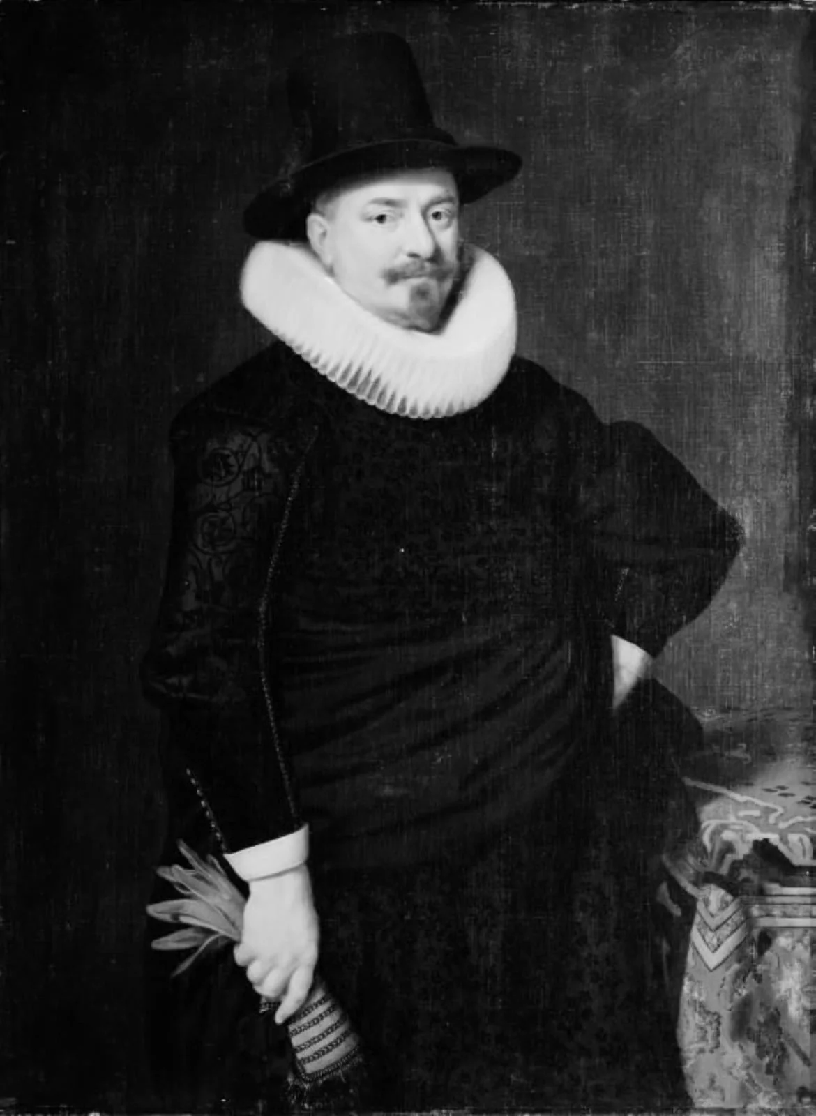 Portrait of a 38-Year-Old Man, by Unknown, unspecified, 1622