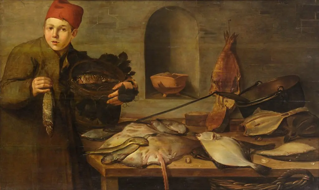Boy, Selling Fish